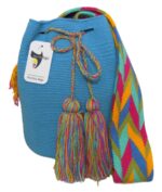 Blue Wayuu bag