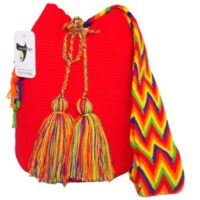 Red Wayuu bag